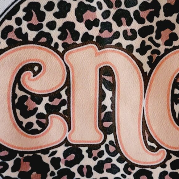 CNA Animal Print Canvas Shopping Tote Reusable Tote Bag - Picture 5 of 6